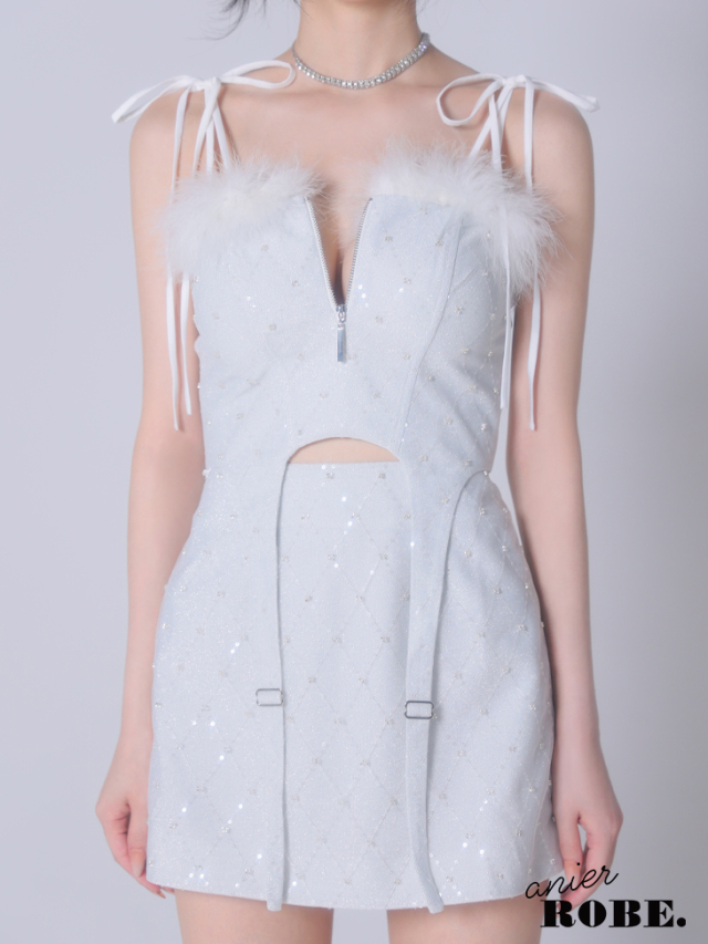 【XSサイズあり】Balletcore sexy cat setup mini dress (anier4042)