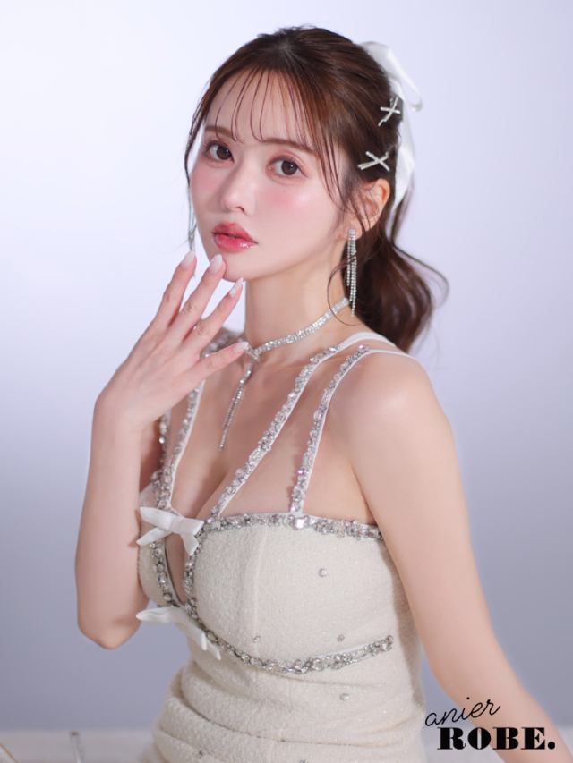 【XSサイズあり】Bijou lame tweed mini Santa (anier4045)