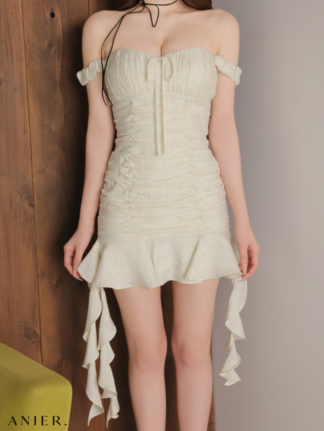XSサイズあり】 haze offshoulder mini dress（anier4062）