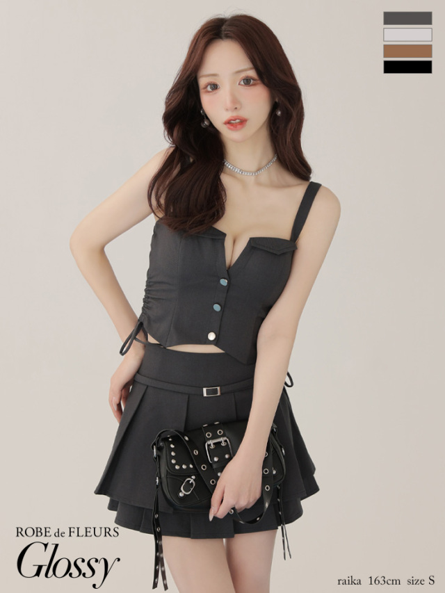 24時間限定価格！！！ 【ローブドフルール】 セットアップ ブルー系 M 24時間限定価格！！！ 【ローブドフルール】 セットアップ