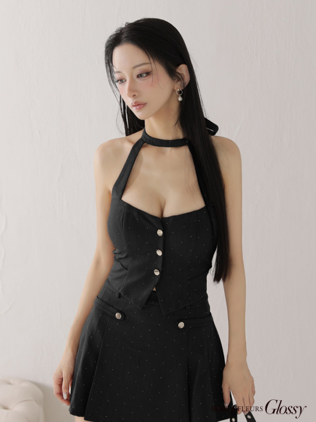 ☆予約商品☆【9月下旬入荷予定】【XSサイズあり】ストーン付き
