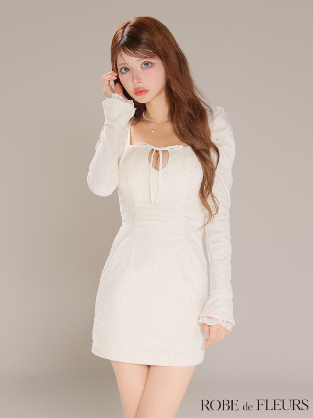 mary rose出品5 XSサイズあり【ROBE de FLEURS/ローブドフルール】フラワー