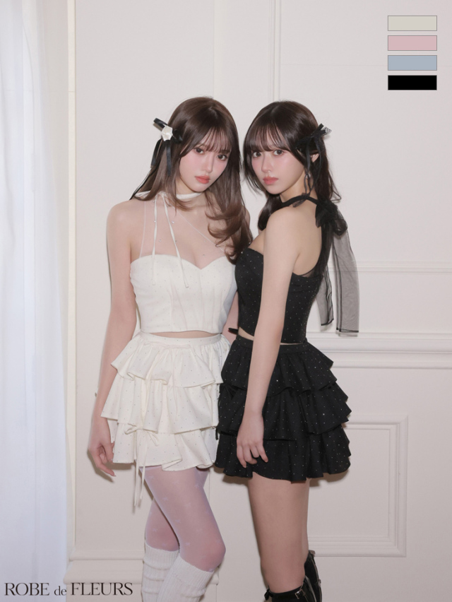 即購入⭕️早い者勝ち‼️ROBE de FLEURS ブラックドレス M キャバドレス・パーティードレス通販ROBE de FLEURS【ローブドフルール】