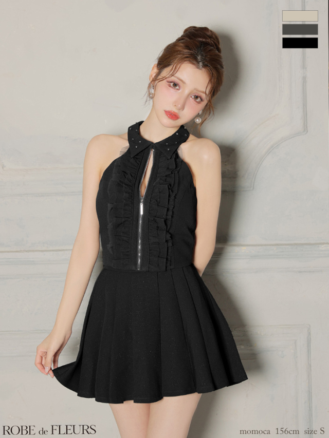 ローブドフルール　キャバドレス セットアップ XSサイズあり【ROBE de FLEURS/ローブドフルール】 セットアップ