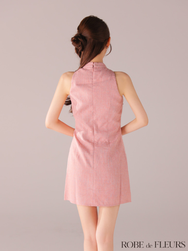 XSサイズあり】ティアードスカートツーピースフレアミニキャバドレス