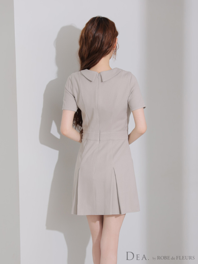 L DE4207 ディア　ローブドフルール　Sugar キャバドレスワンピース Lサイズあり【DEA./ディア】ラメツイード/ チェックオーガンジー