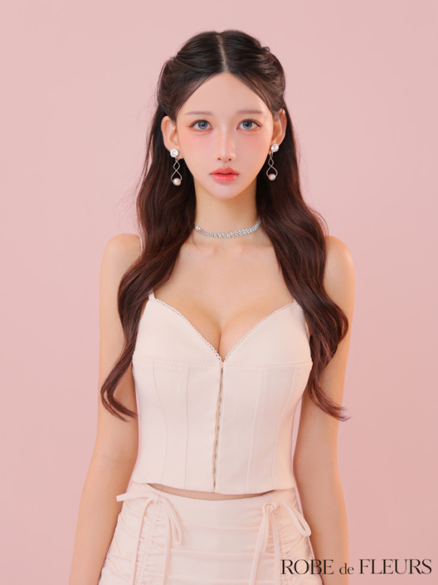 4枚セット　ローズボンボンコーデ ☆予約商品☆【8月中旬入荷予定】【XSサイズあり】フロント