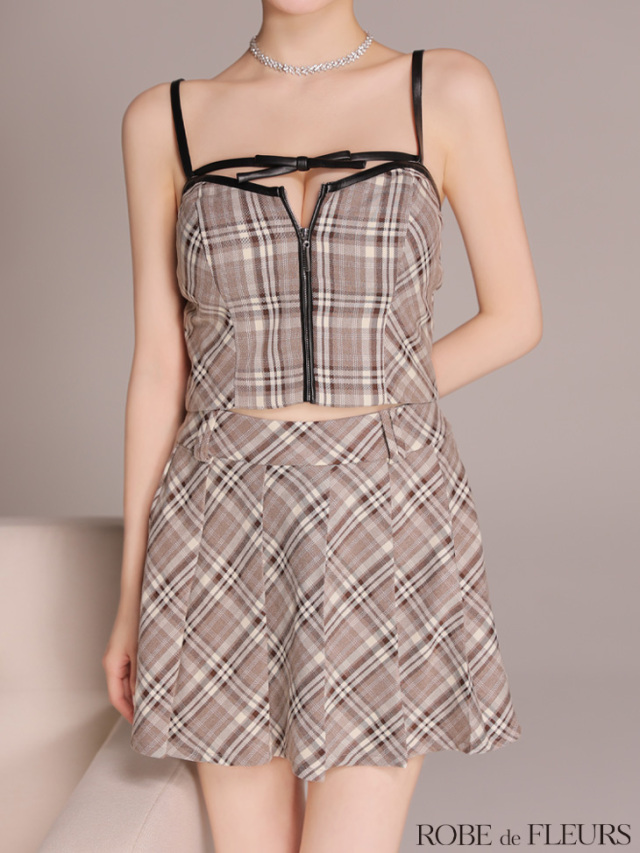 ROBE de FLEURS フレアミニキャバドレス XSサイズあり】肩レース×ウエストビジューフレアミニキャバドレス(fm3425)