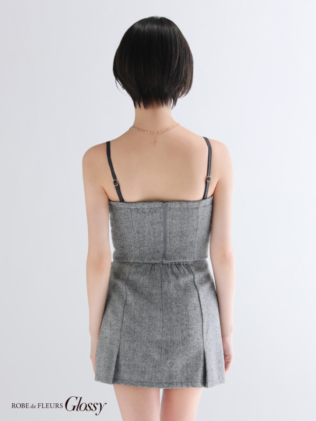 ★関税込★ REBECCA BALLANCE ベルト付 ギャザー シャツドレス Lサイズあり】ベルト×ジッパー袖付きシンプルレディキャバドレス