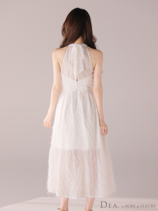 【新品】フリンジジャガードドレス　ミディアム　黒　Sサイズ　銀座ホステス　キャバ XS～Lサイズあり】フリンジジャガードサテンロングキャバドレス(DE4318)