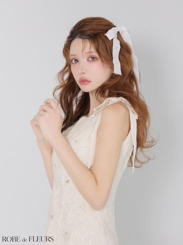 XS〜Lサイズあり】フラッフィーフラワービジューミニキャバ