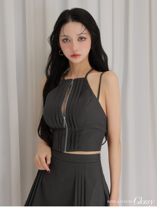 ☆予約商品☆【11月上旬頃入荷予定】【XSサイズあり】ホルターネック