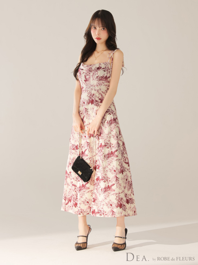 ROBE de FLEURS キャバドレス ショルダーリボン ミントブルー M ROBE de FLEURS キャバドレス ショルダーリボン ミントブルー M