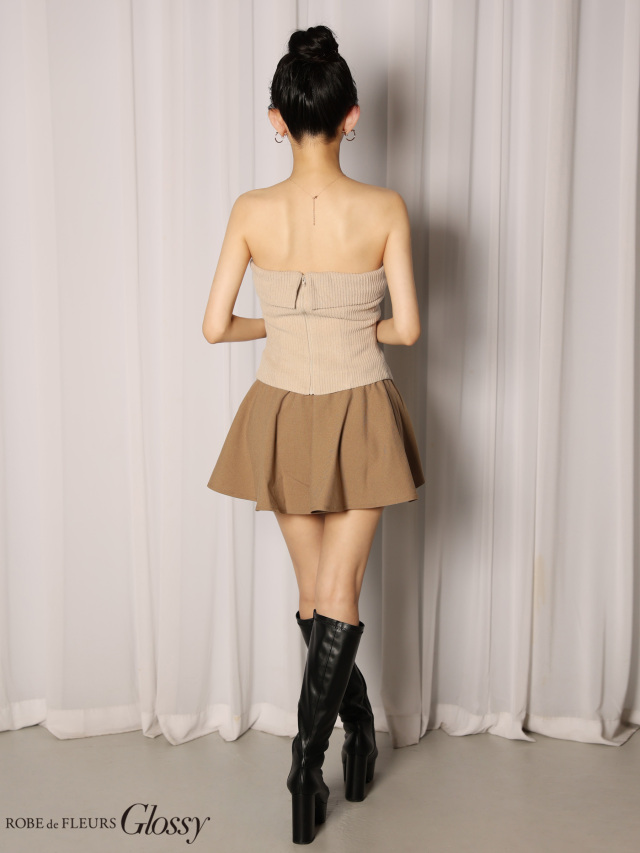 Maison Margiela 切替 ベアトップドレス　サイズ38新品 Maison Margiela 切替 ベアトップドレス サイズ38新品