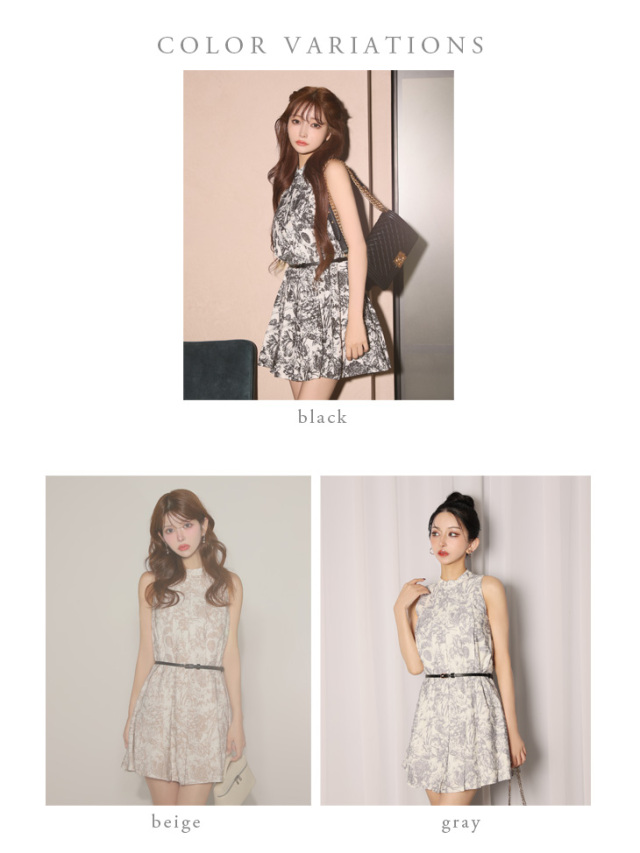 XSサイズあり】belle bloom mini dress(LF4613)