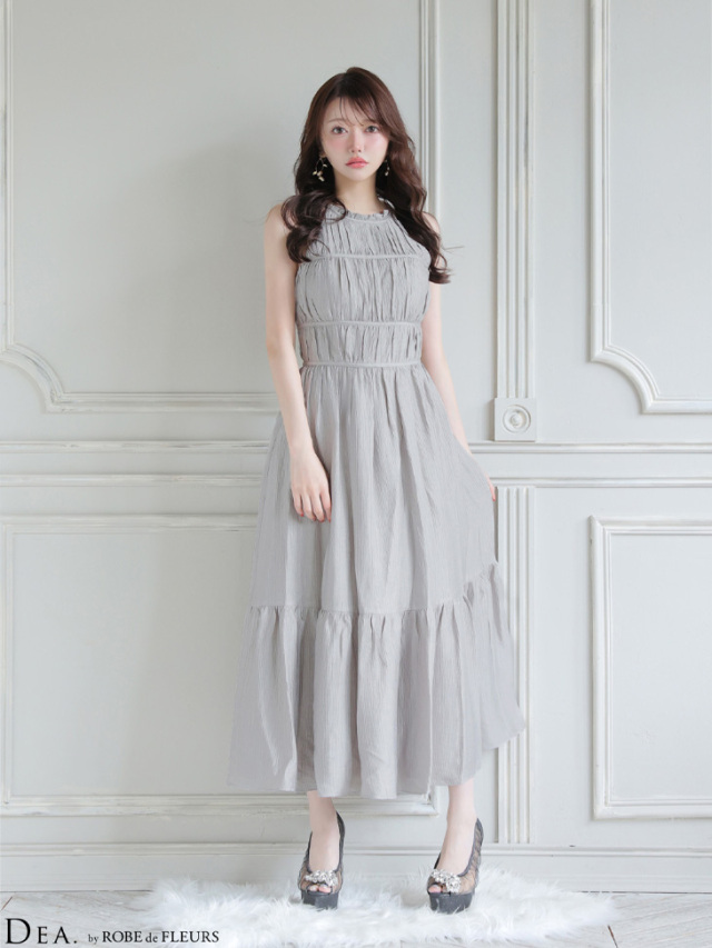 贅沢ビジュー装飾 クリアメッシュ 厚底 パンプス(SH106)
