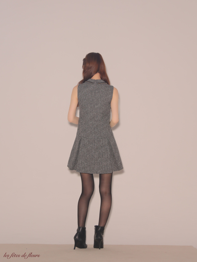 XSサイズあり】Classic tweed mini dress(LF4634)