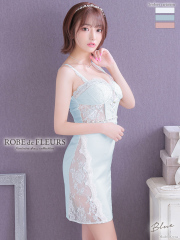 【XSサイズあり】編み上げ×サイドチュール切替タイトミニキャバドレス(fm2304)