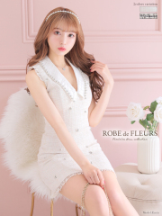 明日花キララ着用/ROBE de FLEURS/美品/夏ドレス/秋ドレス/人気 明日花キララ初登場❗テラコッタで魅了する完璧LADYstyle