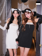【XSサイズあり】Bear armwarmer cat halloween dress (anier4052)