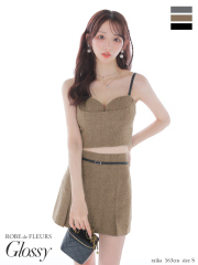 Rちゃん［プロフ必読］ 新品・未使用ローブドフルールグロッシー ROBE de FLEURS Glossy/ローブドフルールグロッシードレス