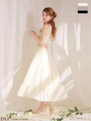 【XS～Lサイズあり】ホルターチェックバックカットロングキャバドレス (DE4357)