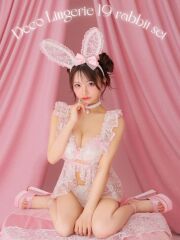 Deco Lingerie 19 rabbit set (DL19RS)/pink