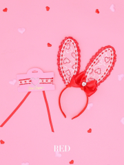 Deco Lingerie RS019 (DLRS019)/red（カチューシャ・チョーカーのみ）