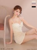 ★予約商品★【7月中旬入荷予定】【XSサイズあり】スパンコールシフォンリボンセットアップミニキャバドレス(fm3464)