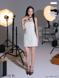 【XSサイズあり】Simple bear bijou mini dress (anier4056)