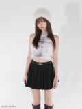 【XSサイズあり】mode fur belted setup dress(LF4632)
