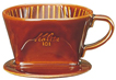 陶器製コーヒードリッパー　101-ロトブラウン　【Kalita/01003】