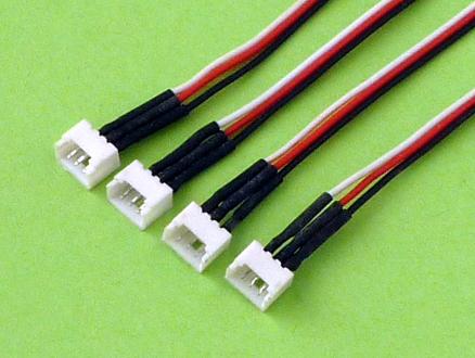 フタバタイプ マイクロコネクター 受信機側 ケーブル付き 4個