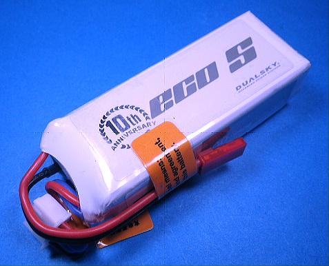 Dualsky 25-50C放電 11.1V800mAh XP08003ECO 白