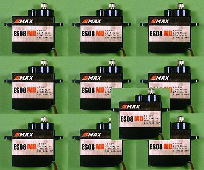 EMAX 12g ES08MD II メタル・デジタル １０個