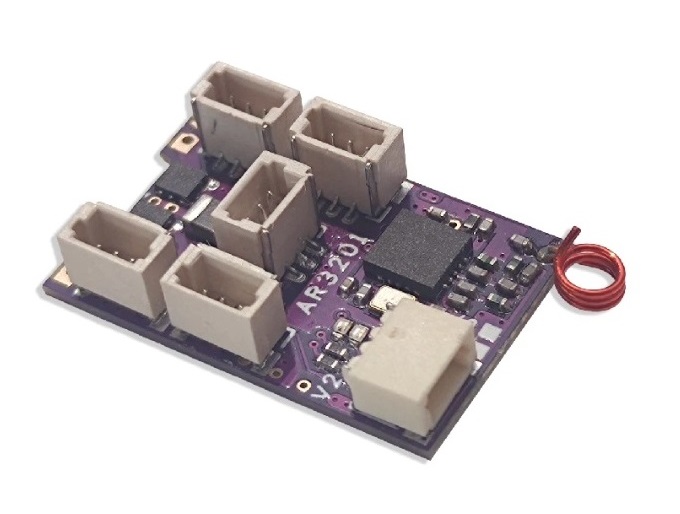 NB 6ch受信機 AR3201G-S S-FHSS JST-SH 5AブラシESCX2 SR3Xジャイロ付