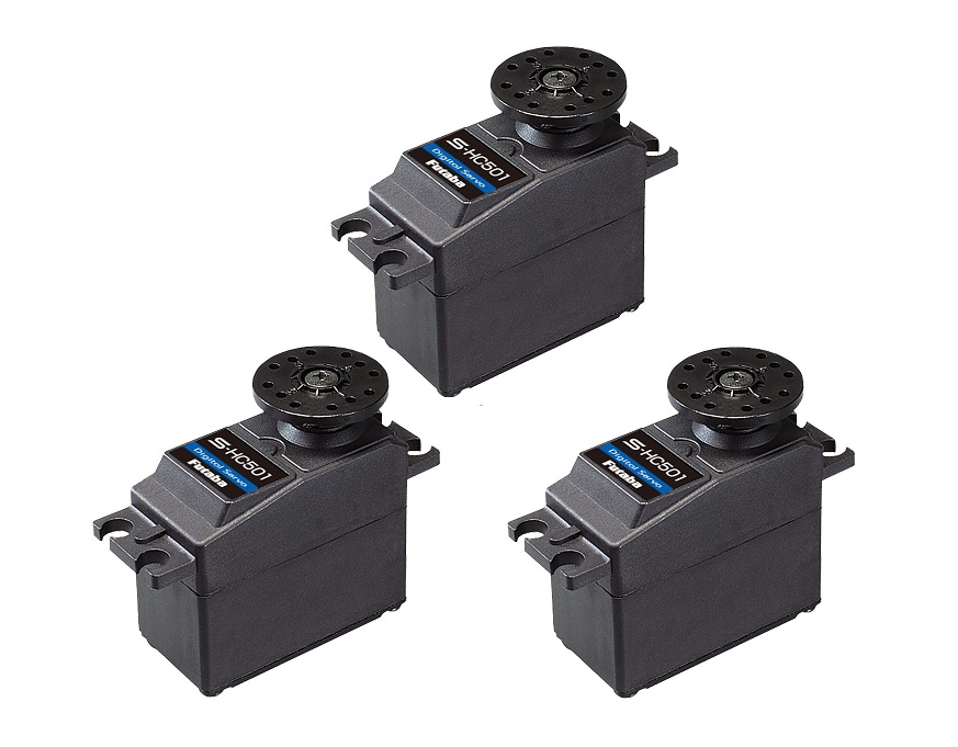 Futaba 54g S-HC501 ヘリ・スワッシュ用 ３個