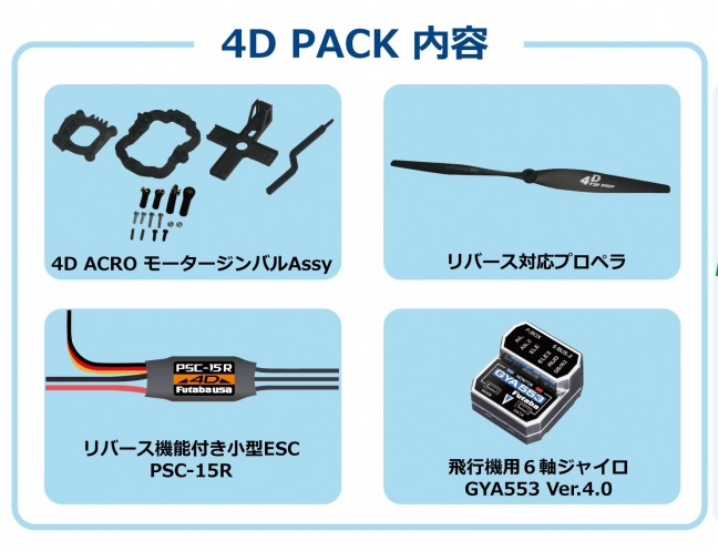 Futaba 4D PACK GYA553