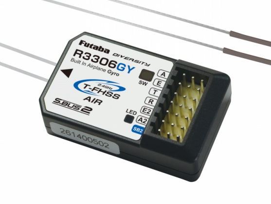 Futaba ジャイロ内蔵受信機 R3306GY (T-FHSS Air) R／C ネット