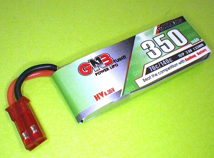 GNB HV 70-140C放電 3.8V350mAh JST 白箱