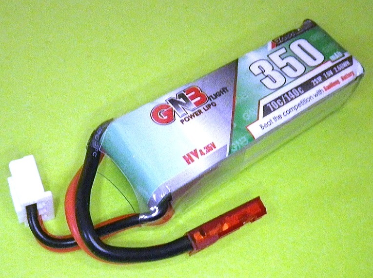 GNB HV 70-140C放電 7.6V350mAh JST 黒箱