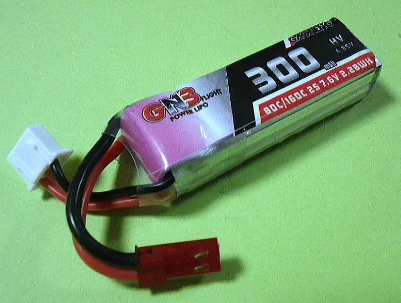 GNB HV 80-160C放電 7.6V300mAh JST 黒箱 R／C ネットショップ ロビン