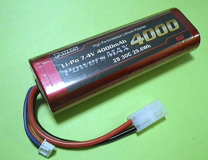 Powers 30C放電 7.4V4000mAh 救助艇用