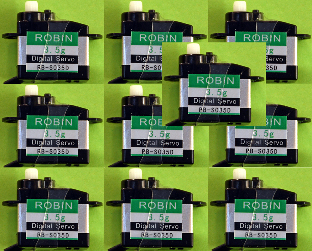 ROBIN 3.5g RB-S035D デジタル 黒銀 １０個