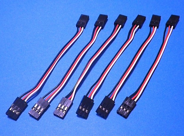 ROBIN 延長ケーブル 両側オス 10cm ６個