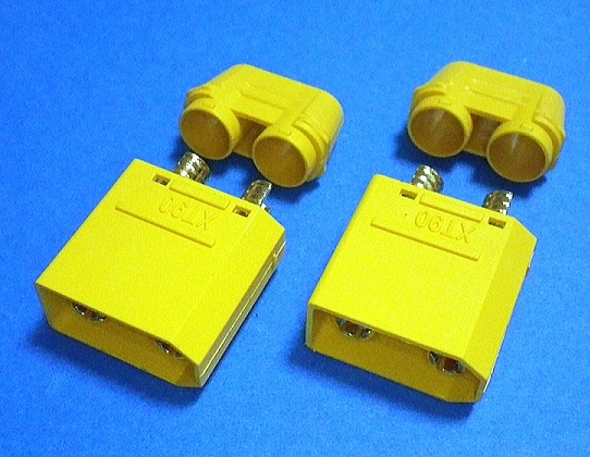 XT90 新型 カーバー付 オス ２個セット