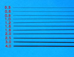 カーボンロッド １．４mm×３００mm