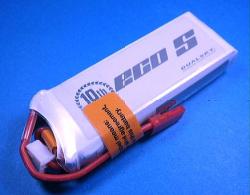 Dualsky 25-50C放電 7.4V800mAh XP08002ECO 白