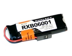 Dualsky 受信機用 リポ 3.7V600mAh RXB06001 白黒