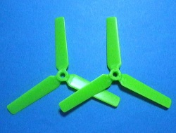FC ５インチ３葉 緑色 ３Dプロペラ (反転) ２本入り